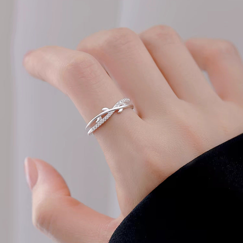 Female Special Interest Light Luxury Versatile Design Advanced Ring