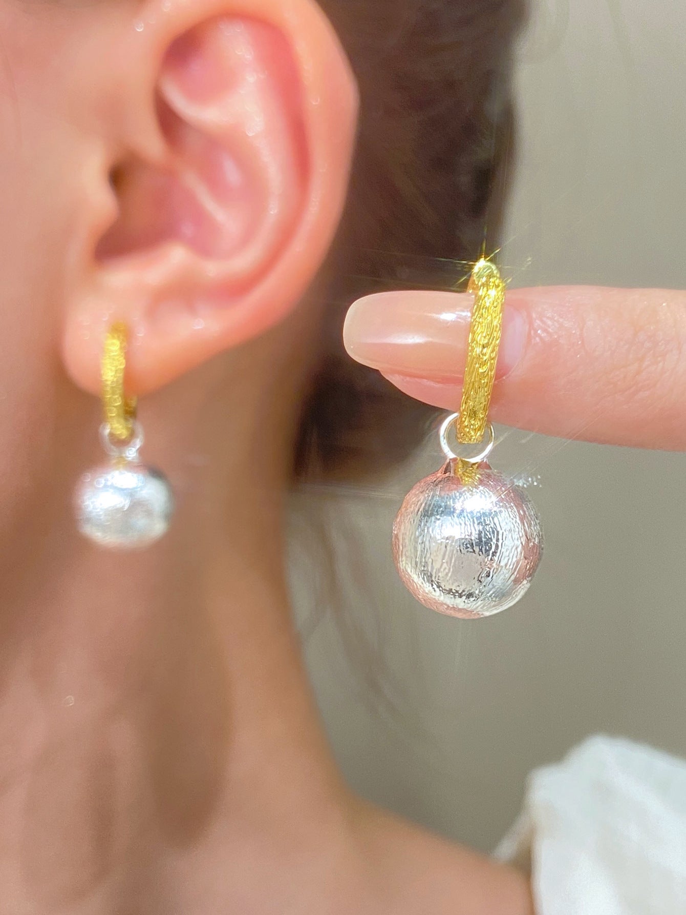 Women's Pearl For French Entry Lux Butterfly Earrings