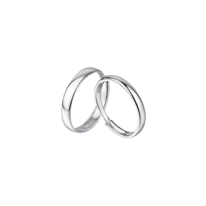Women's & Men's Glossy Pair For Couple Simple Niche Design Bracelets
