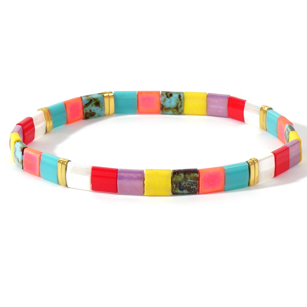 Ethnic Style Simple Fashion Beads Woven Bracelets