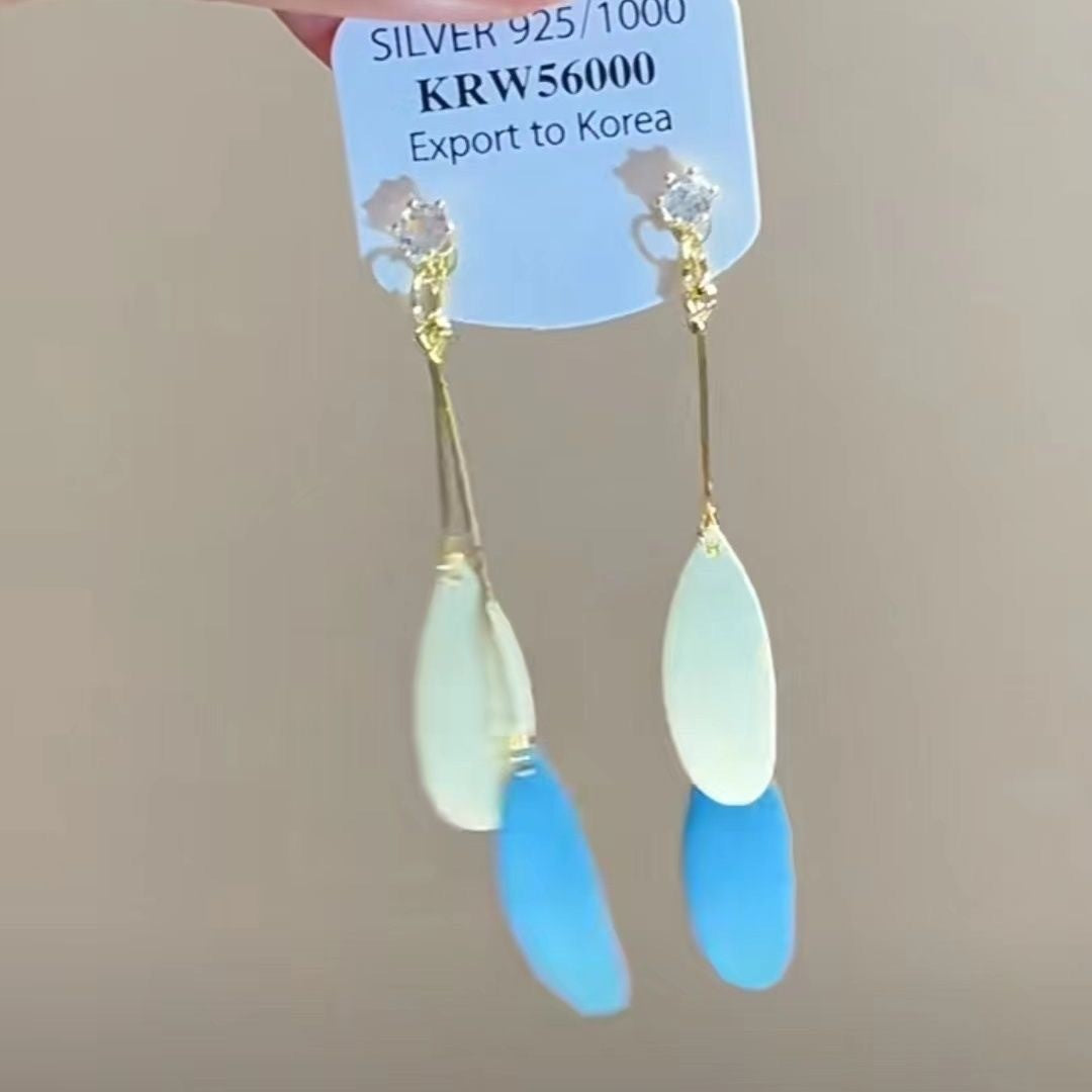 Women's Vintage Spring Butterfly For Fashionable Versatile Design Sense Earrings