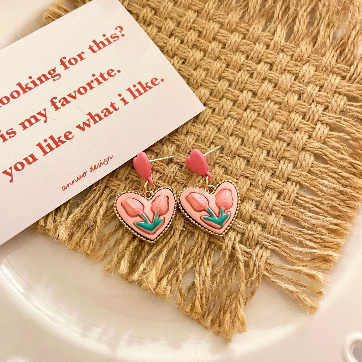 Female Sweet Lady Tulip Summer Ear Rings