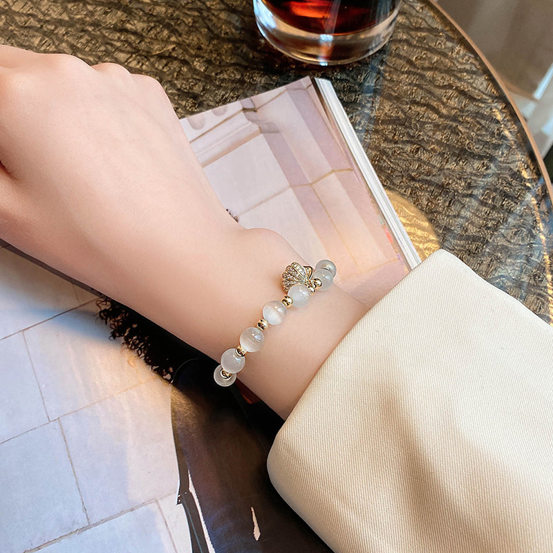 Live Broadcast Shell Pearl Opal Design Bracelets