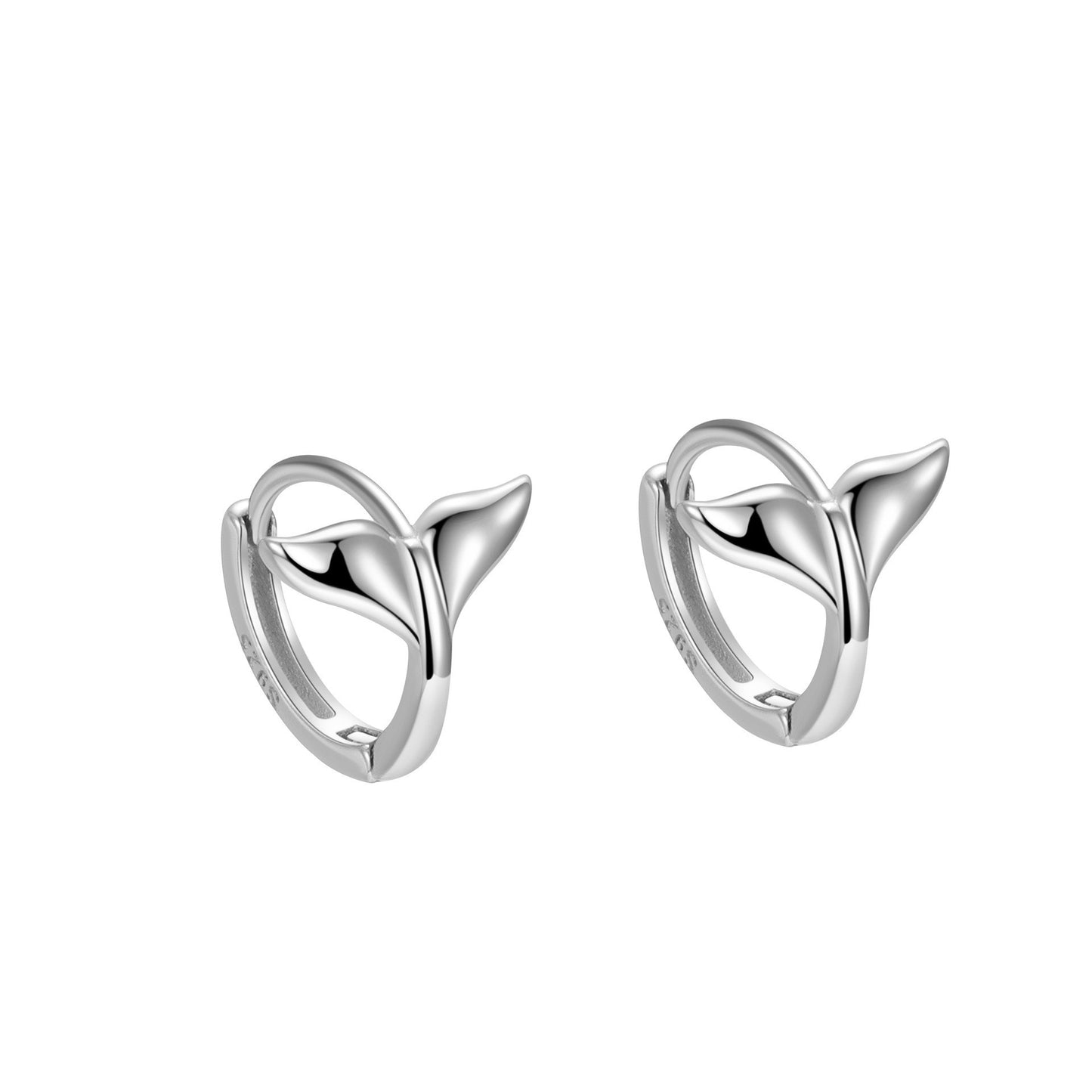 Women's Sterling Sier Zircon Fashion Ear Punk Earrings