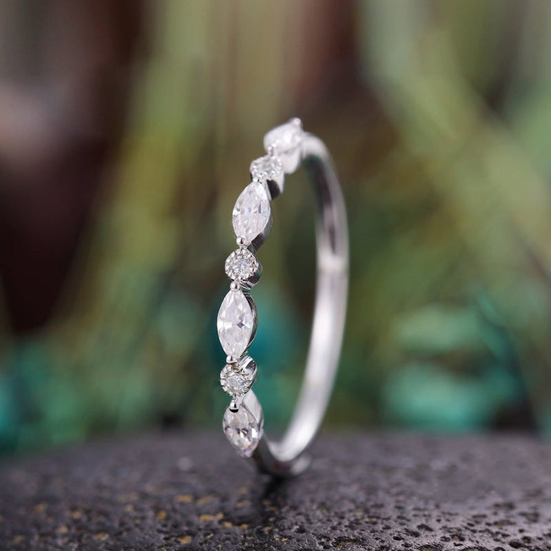 Women's Stackable For Design Trendy Cold Entry Lux Fashion Ring