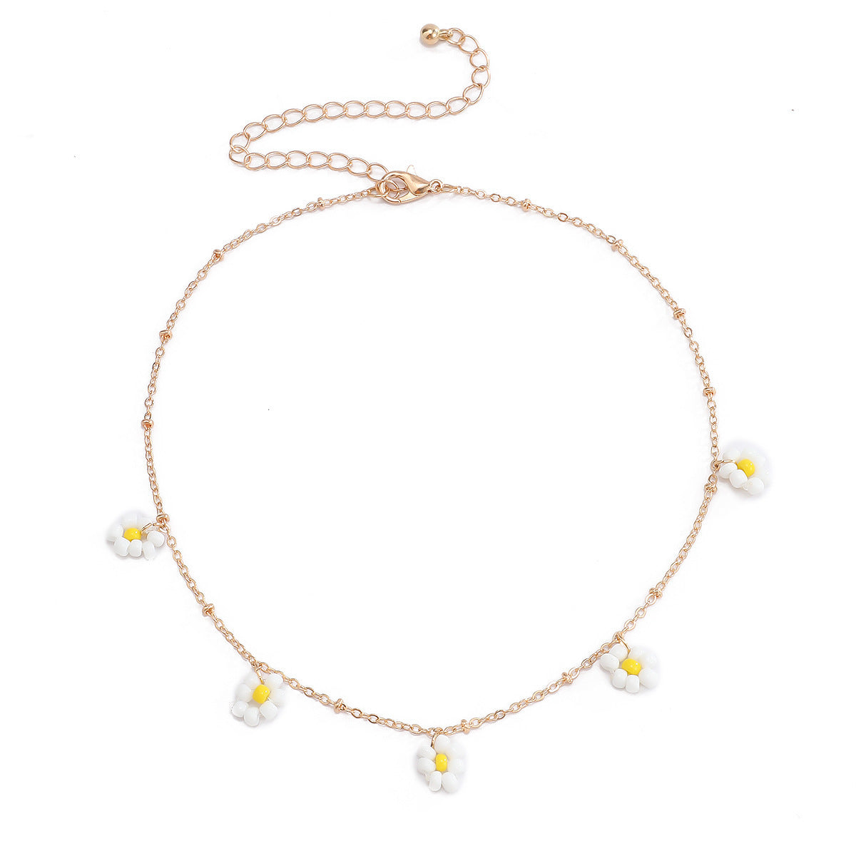 Women's Personalized Simple Contrast Color Creative Woven Necklace