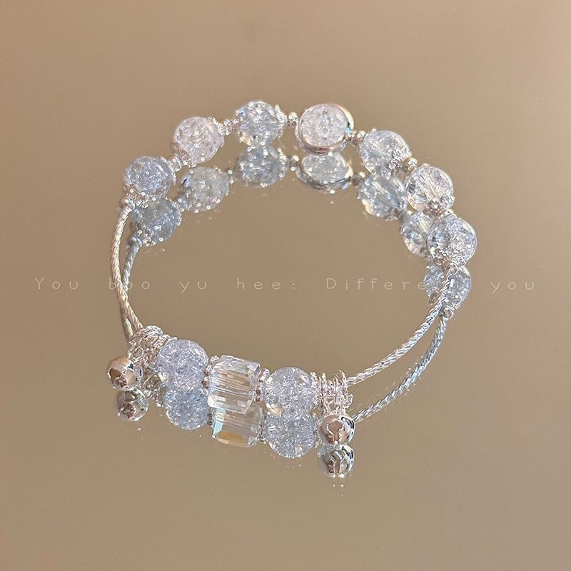 Flower Butterfly Beaded Female Summer Niche Design Bracelets