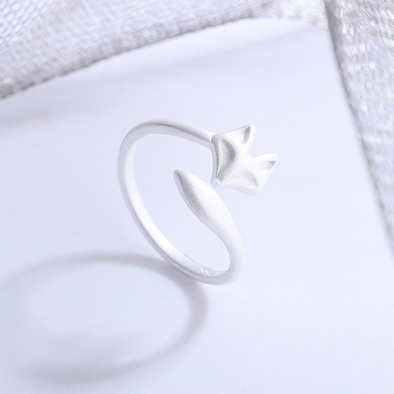 Frosted Fox Simple Design High-grade Adjustable Rings