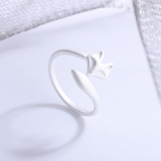 Frosted Fox Simple Design High-grade Adjustable Rings