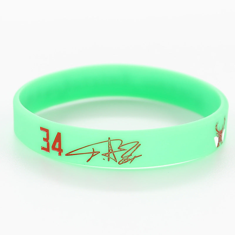 Star Black Mamba James Curry Letter Bracelet