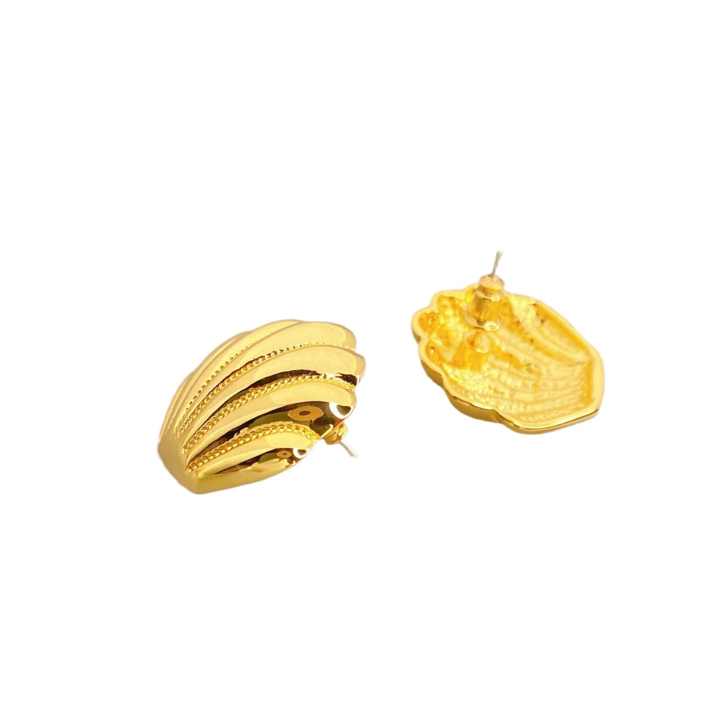 Women's Retro Geometric Fan Shaped Personalized For Stud Earrings