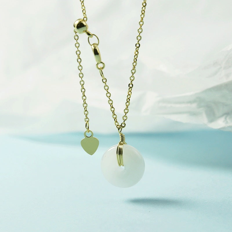 Women's Buckle Niche Design Retro Compact Clavicle Pendants