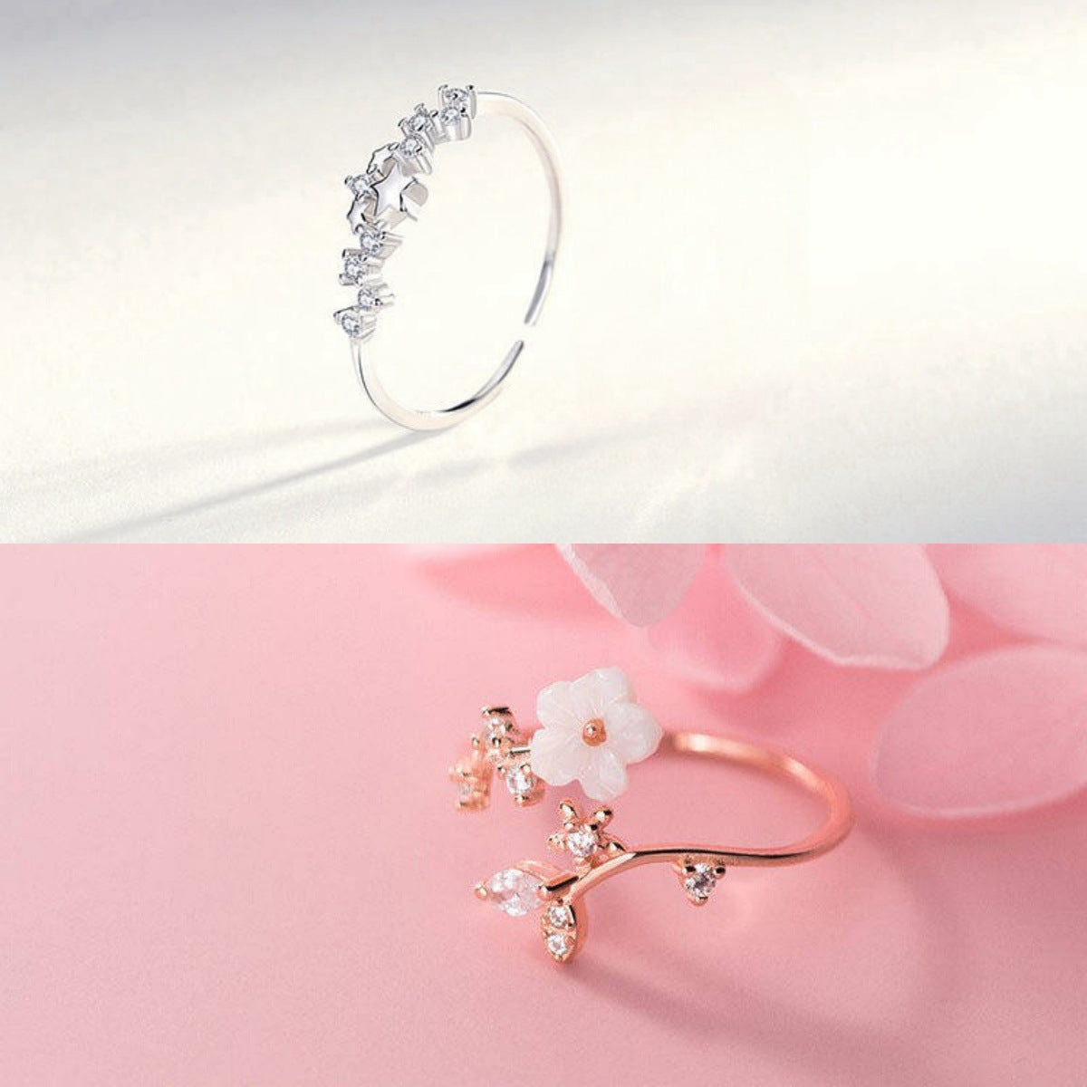 Temperament Wild Opening Adjustable Design Gift Fresh Ring