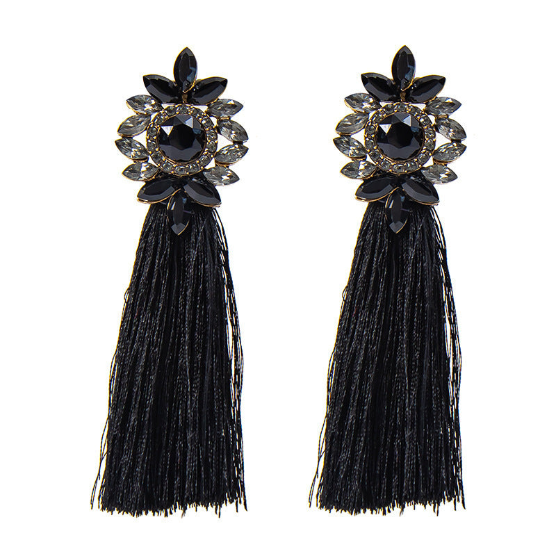 Bohemian Style Long Graceful Personality Trendy Cotton Thread Rings
