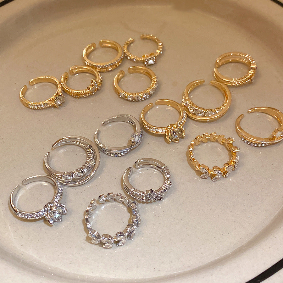 Flower Wheat Open Niche High Sense Index Finger Daily Commuting Bracelets