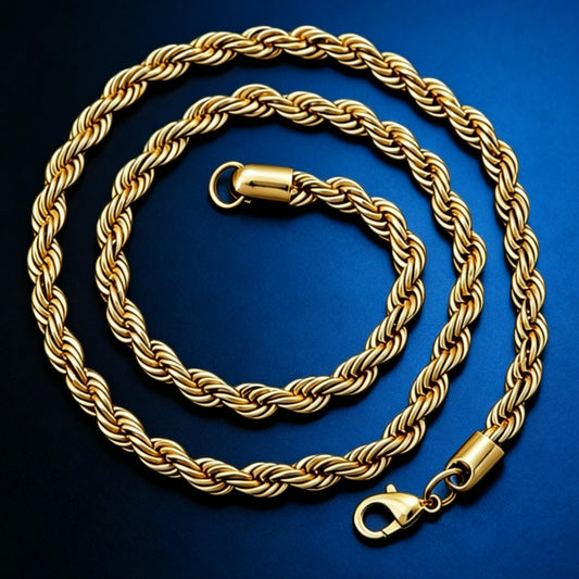 Stainless Steel Hemp Flowers Chain Titanium Female Clavicle Simple Graceful Necklace