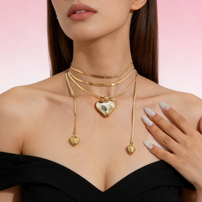 Hip Hop Style Stringed Pearls Fashion Y-shaped Necklaces