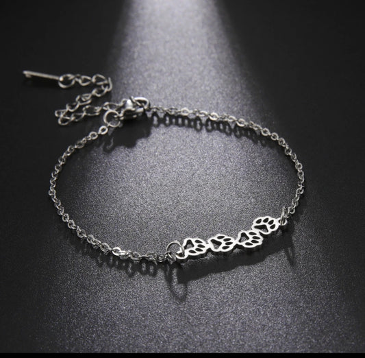 Titanium Steel Cat's Paw Girlfriends Summer Bracelets