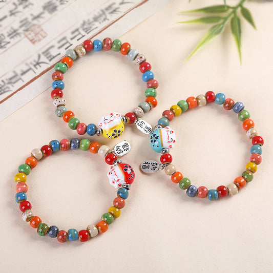 Simple Chinese Ethnic Style Female Niche Bracelet