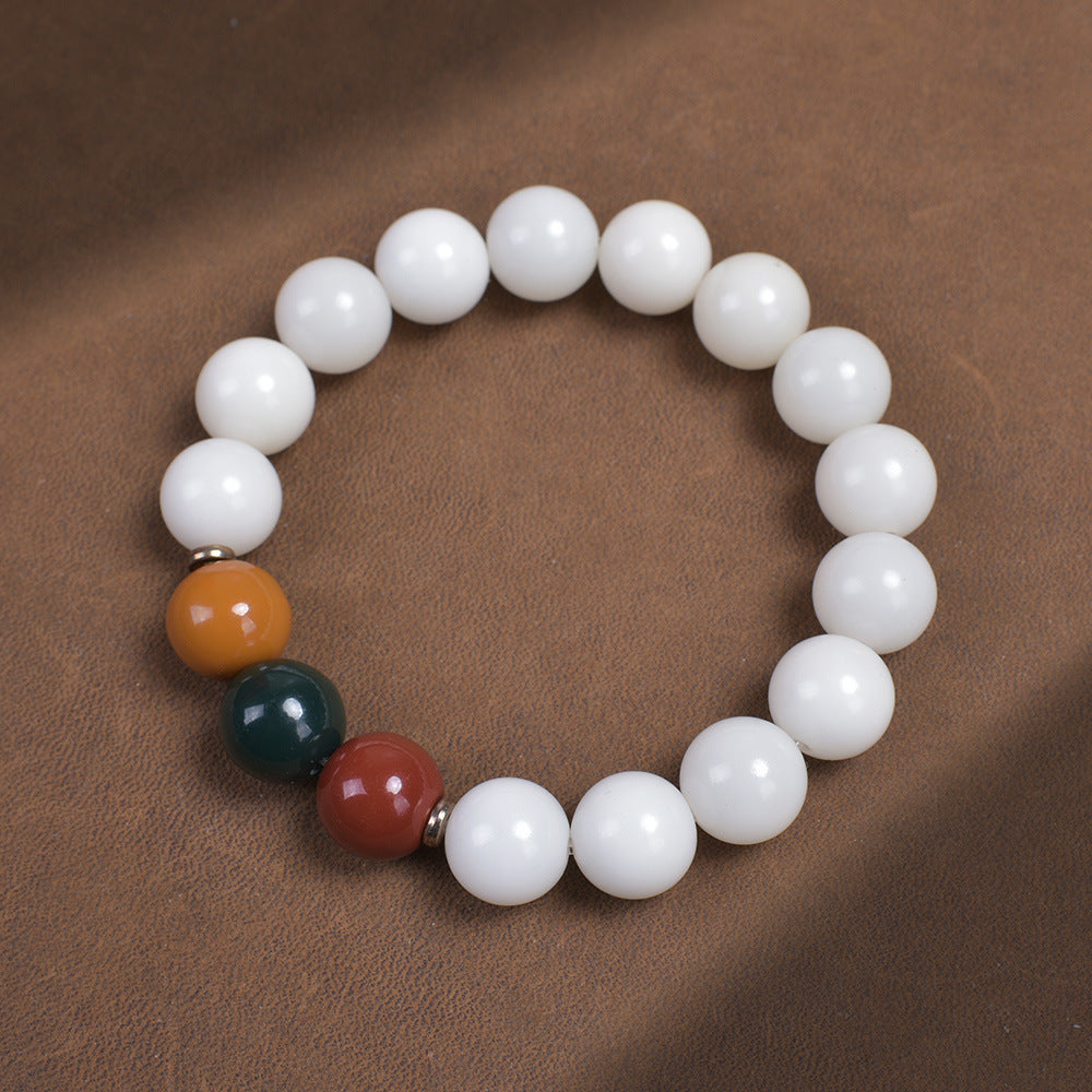 Women's & Men's Natural Bodhi Bead Pliable Temperament Hand Toy High Oil Density Bracelets