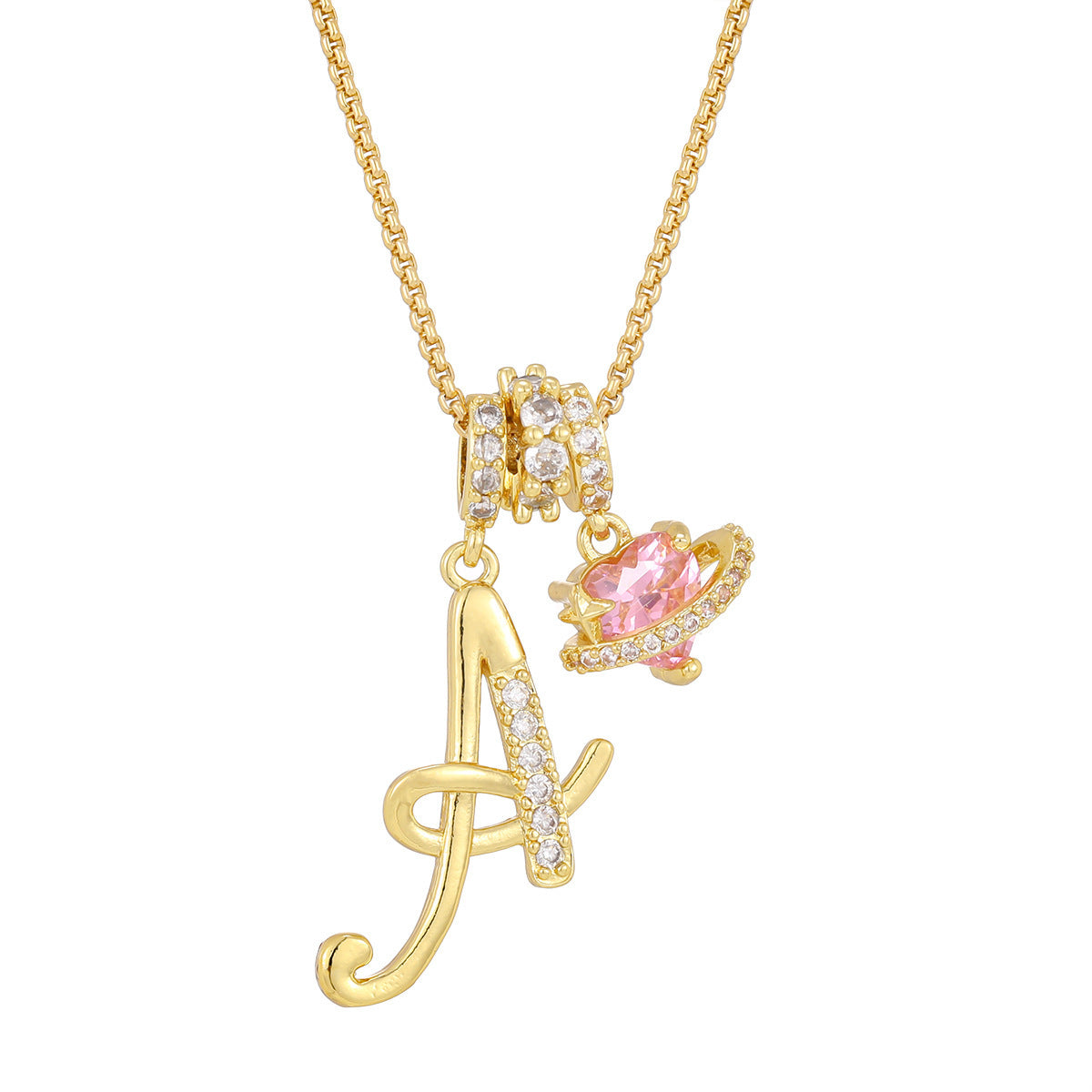 Dopamine English Letter Light Luxury Minority Necklaces