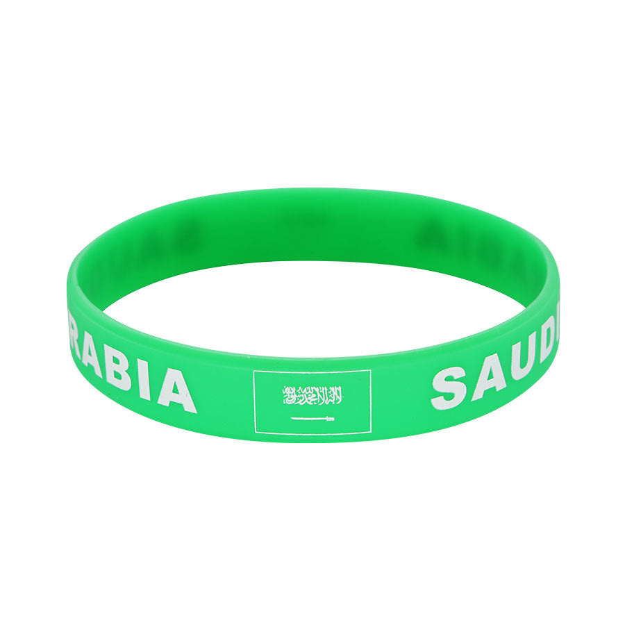 Cup Silicone National Team Canada Ink Flag Bracelets