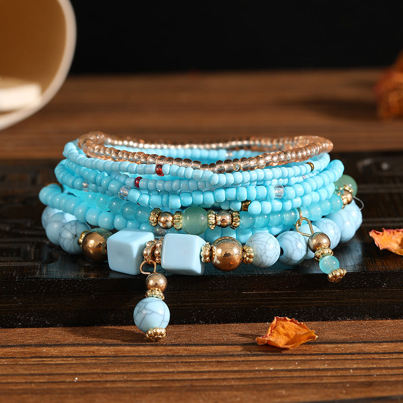 Trendy Unique Bohemian Elastic Bead Creative Bracelets