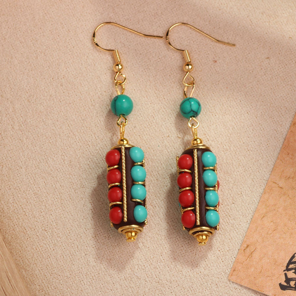 New Attractive Vintage Nepal Simple Design Earrings