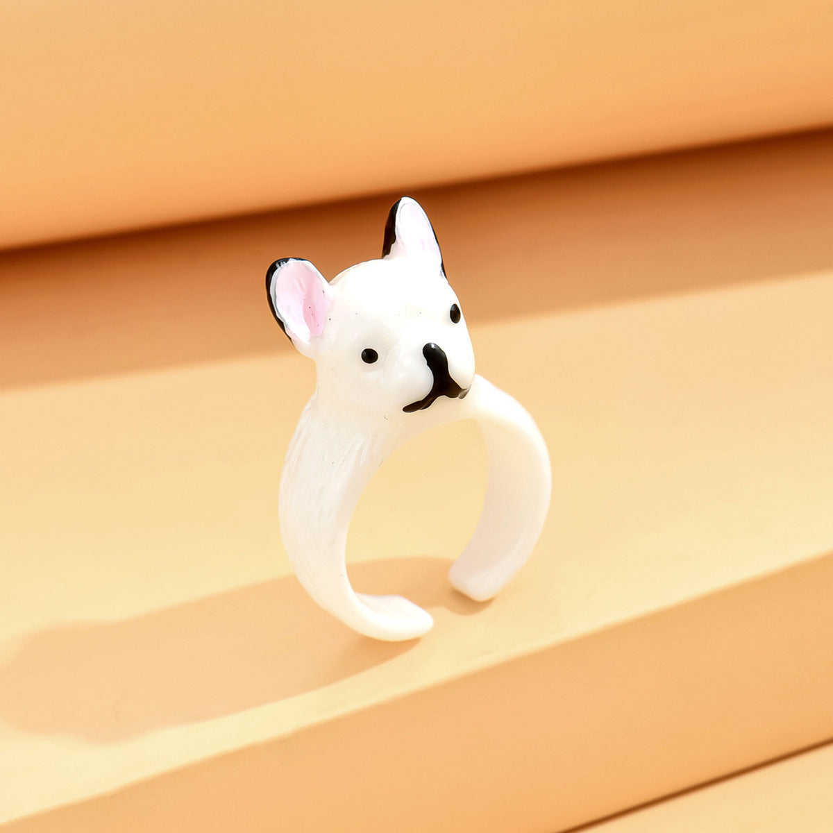 Monster Black Cat Female Dopamine Big Eyes Couple Little Finger Ring