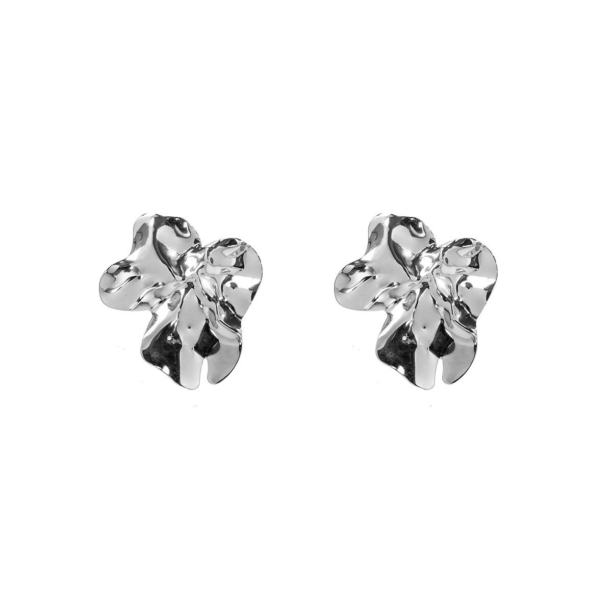 Liquid Metal Personalized Cold Style Design Irregular Earrings
