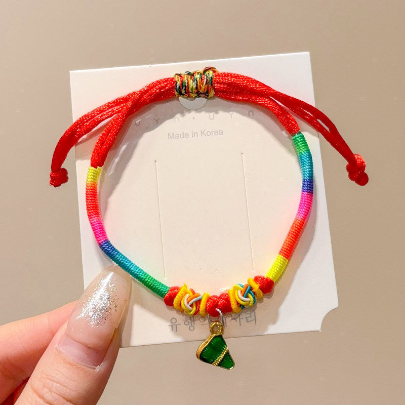 Boat Festival Carrying Strap Colorful Rope Wind Hand-woven Bracelet