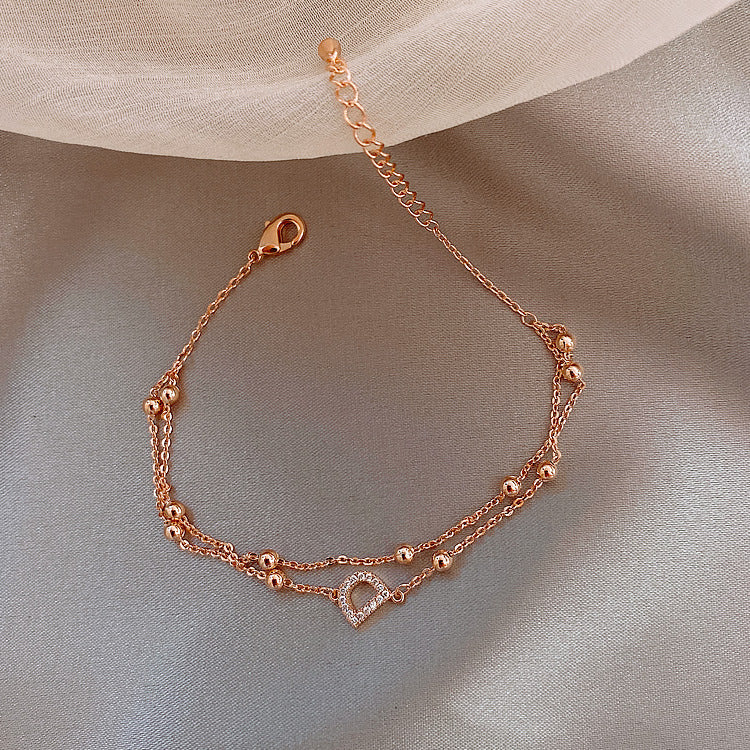 Vintage Pearl Female Style Design Simple Cold Bracelet