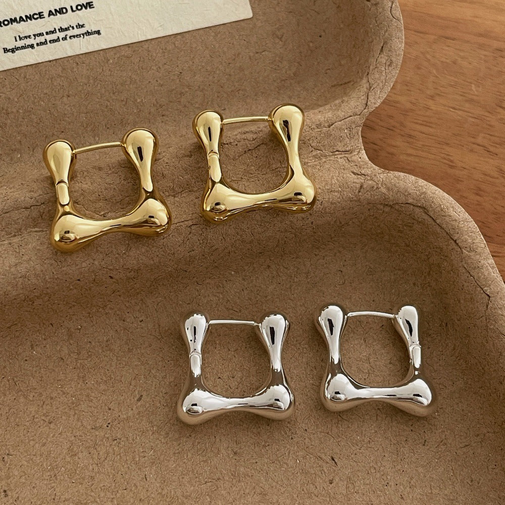 Design Square Metal Everyday Joker High-grade Rings