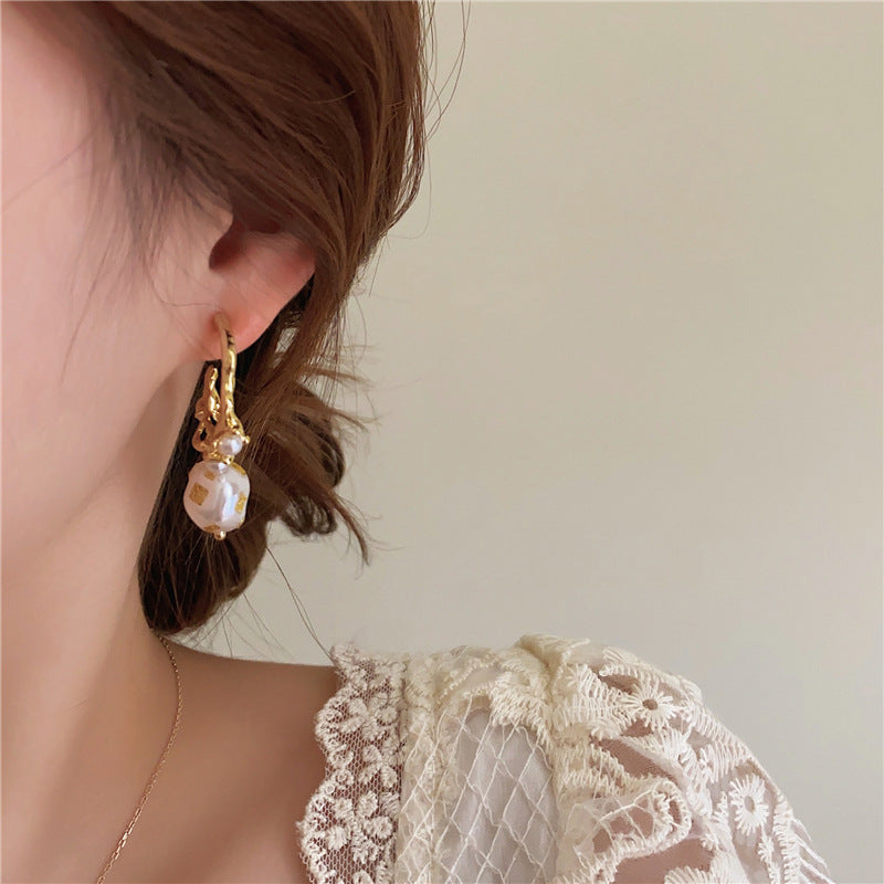 French Pearl Type Ear High-grade Fairy Temperamental Rings