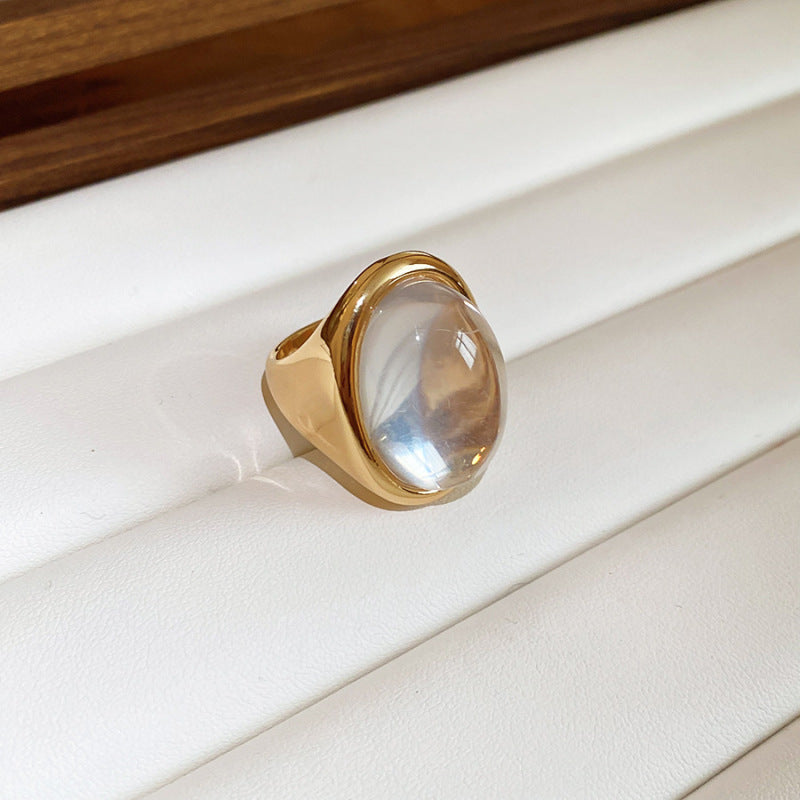 Women's Open Exaggerated Niche Index Finger Light Luxury High-grade Ring