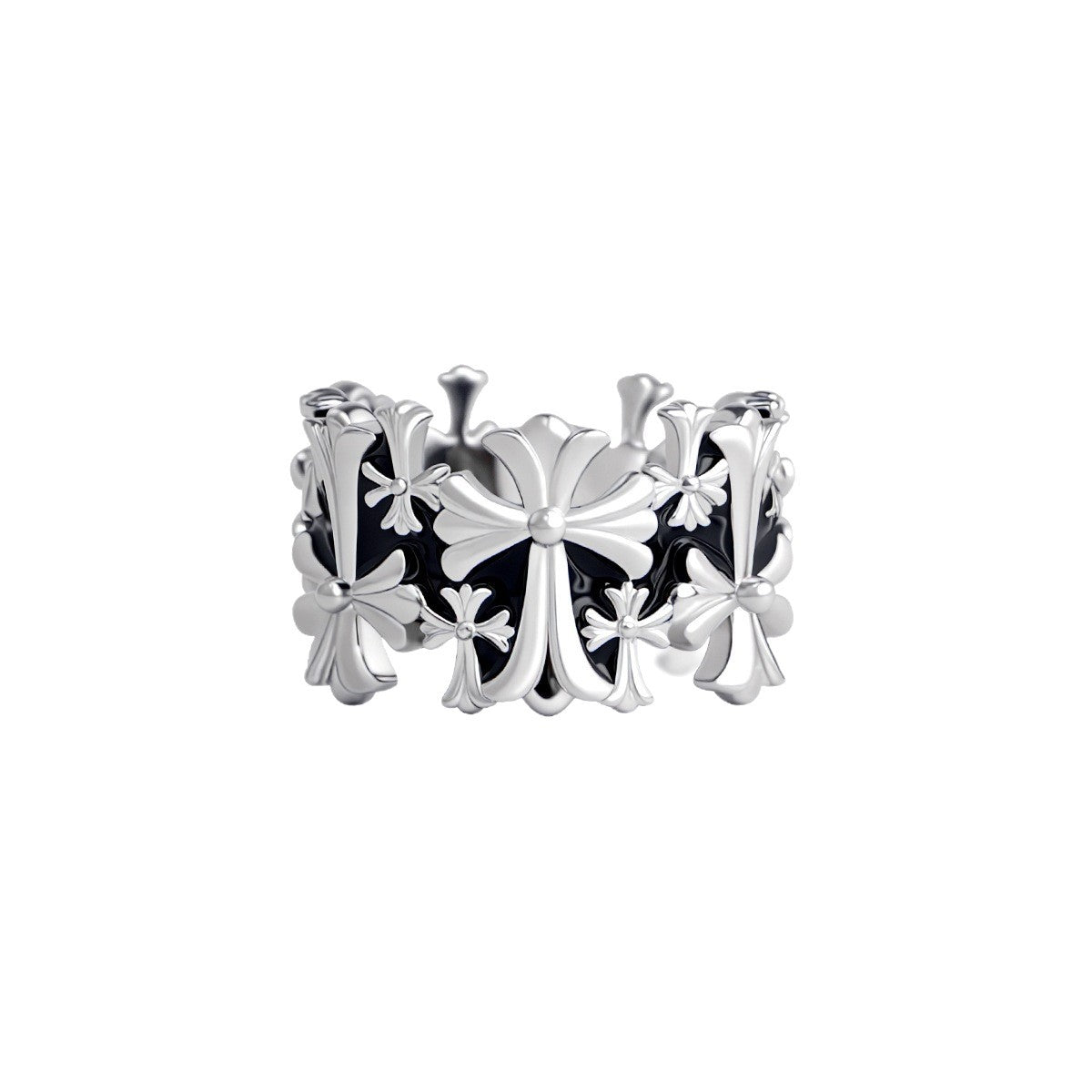 Women's & Men's Classic Cross Punk Hip Hop Cool Ring