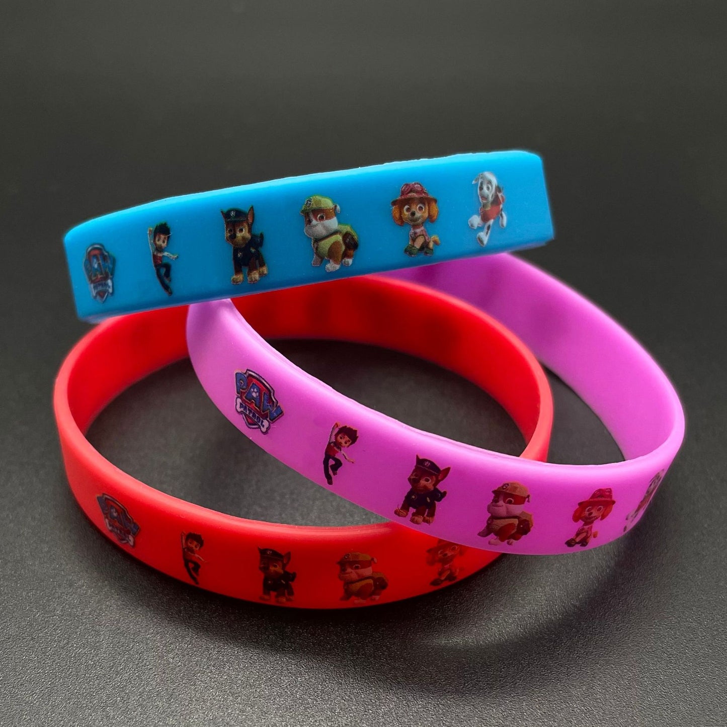 Children's Paw Patrol Silicone Color Printing Luminous Bracelet