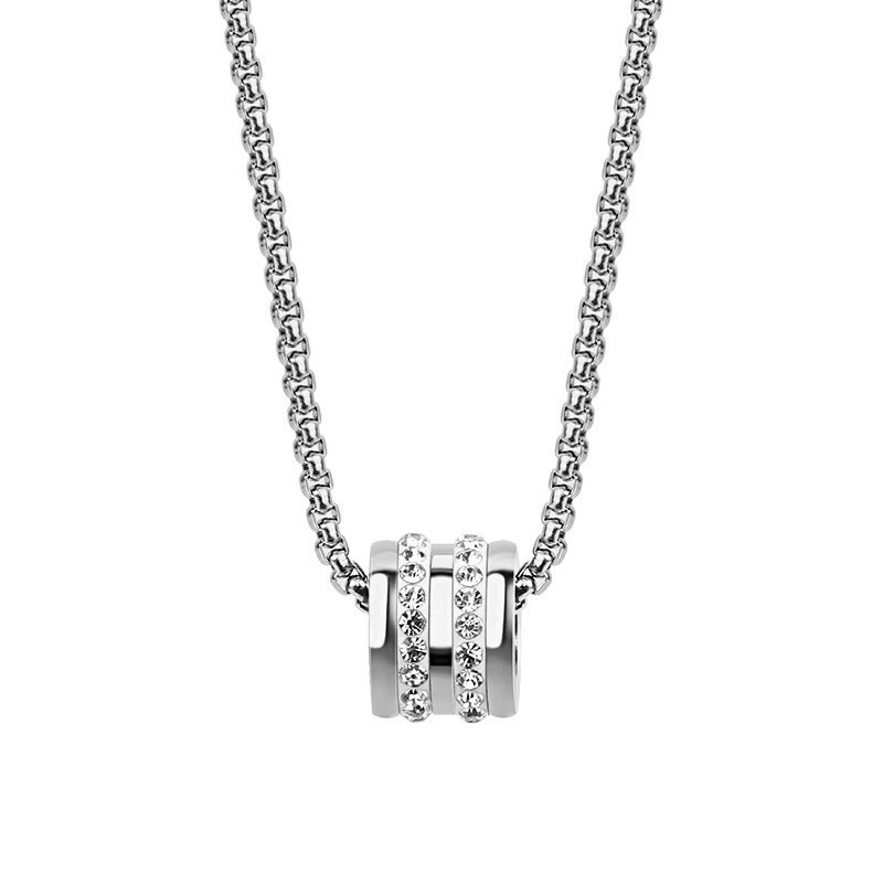 Selected Lucky Beads Titanium Steel Minority Simple Light Luxury Fashion Necklace
