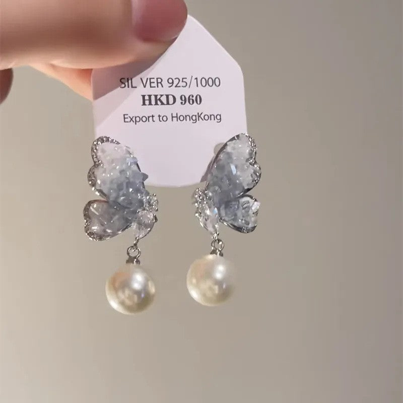 Women's Face For Design Tassel Long Graceful Earrings