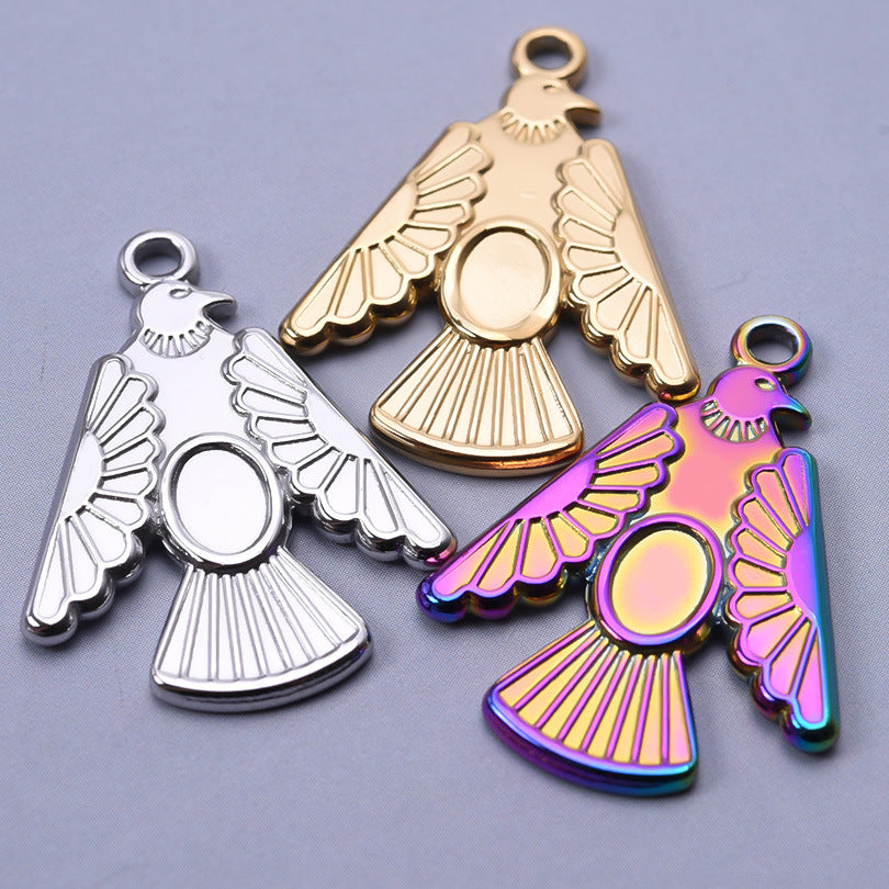 Stainless Steel Eagle Parts Handmade Vacuum Necklace