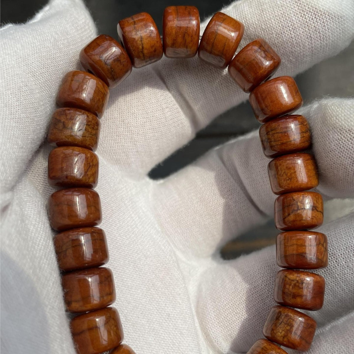 Men's Ethnic Style Yak Bone Cultural Artifact Prayer Beads Bracelets