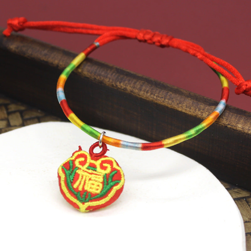 High School Entrance Examination College Small Gift Hand-woven Gold Bracelets