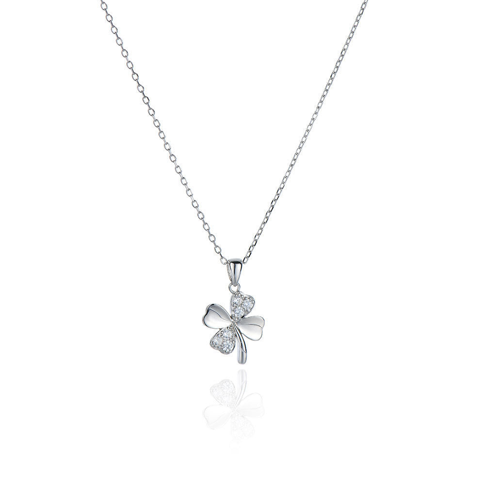 Women's Lucky Four-leaf Clover For Design Simple Temperament Clavicle Chain Pendants