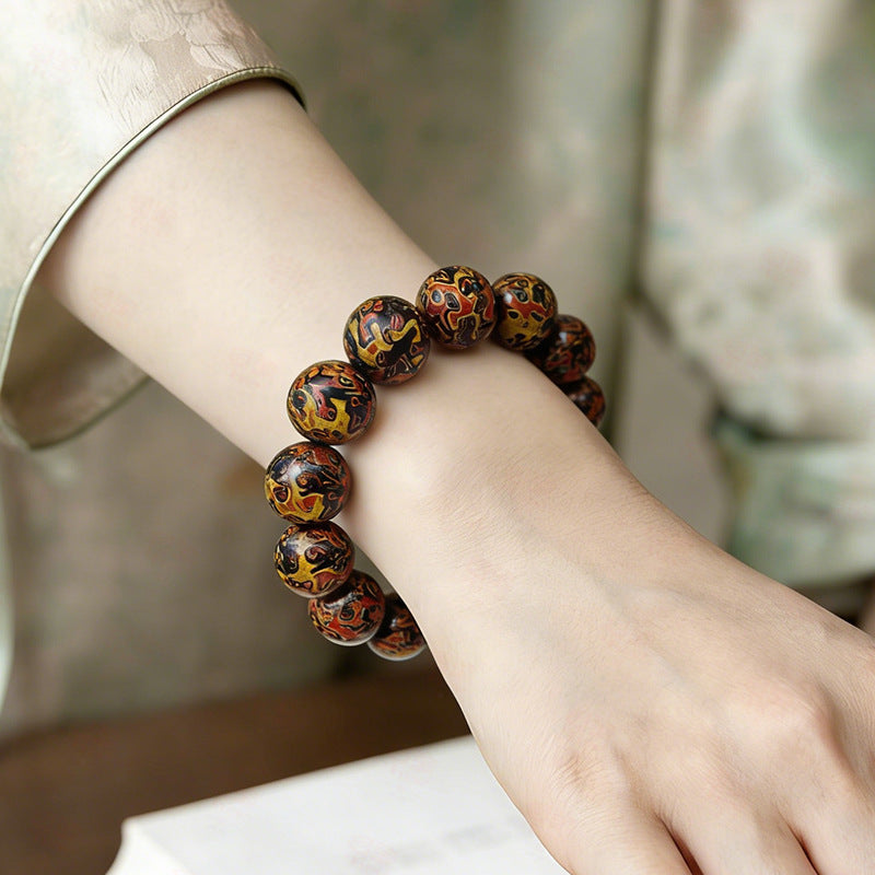 Ancient Style Handmade Craft Snail Paint Crafts Bracelet