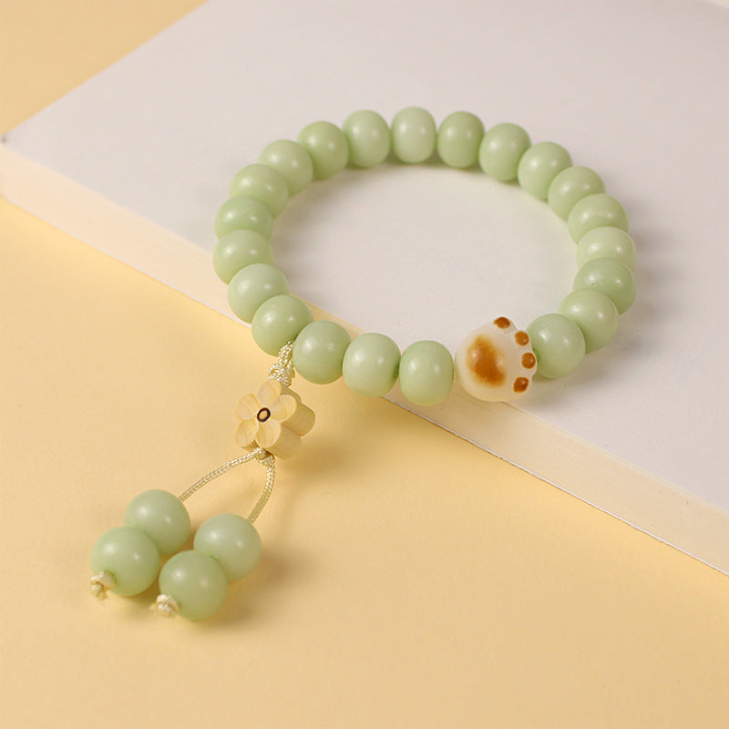 Bodhi Candy Color Single Circle Pliable Temperament High Throw Three Bracelets