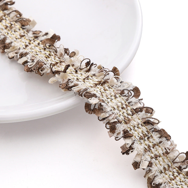 Classic Style Polyester Lace Handmade Suitcase Hat Weaving Rope Jewelry Accessories