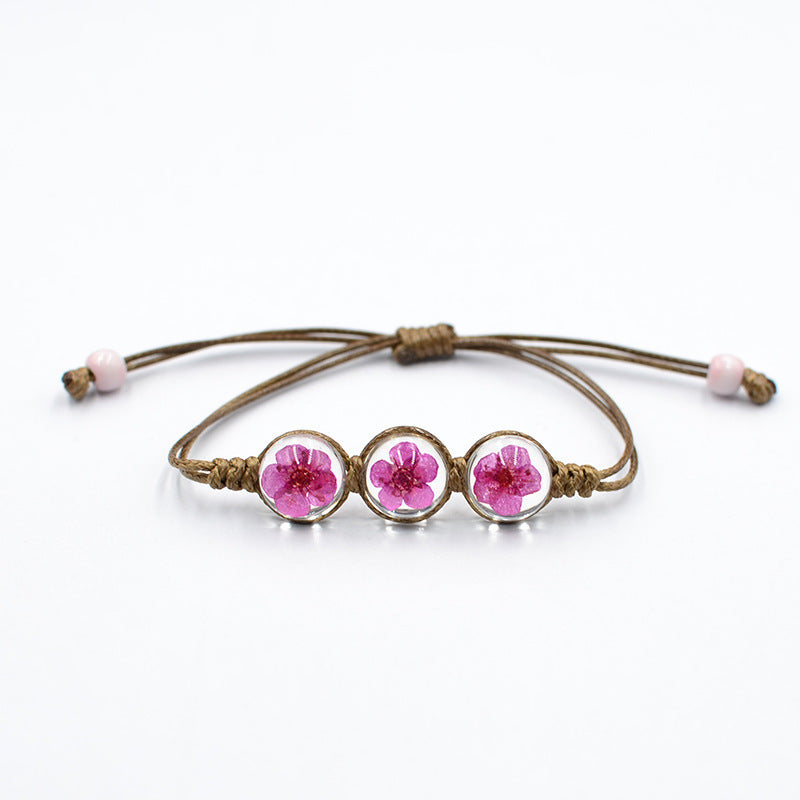 Peach Blossom Narcissus Cherry Simple Jewelry Mori Bracelets