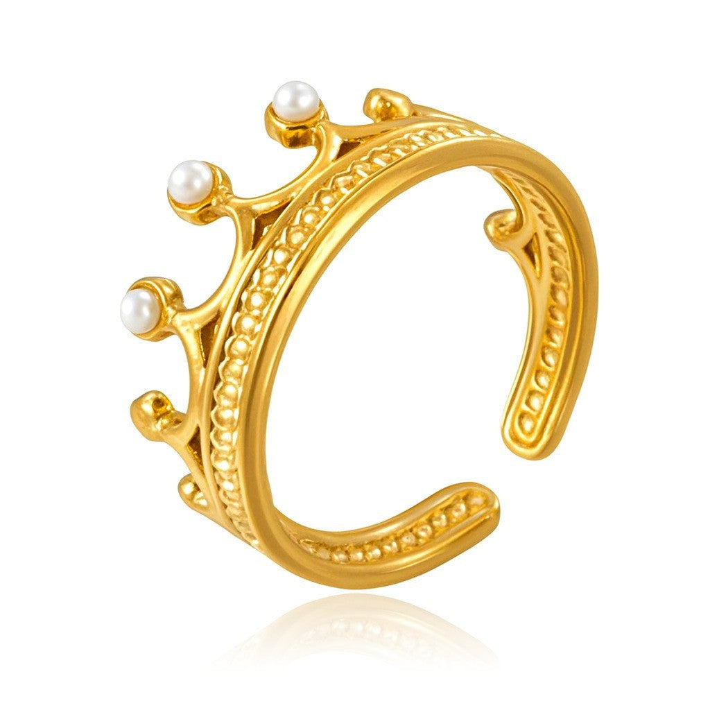 Stainless Steel Irregular Line Love Heart-shaped High-grade Ring
