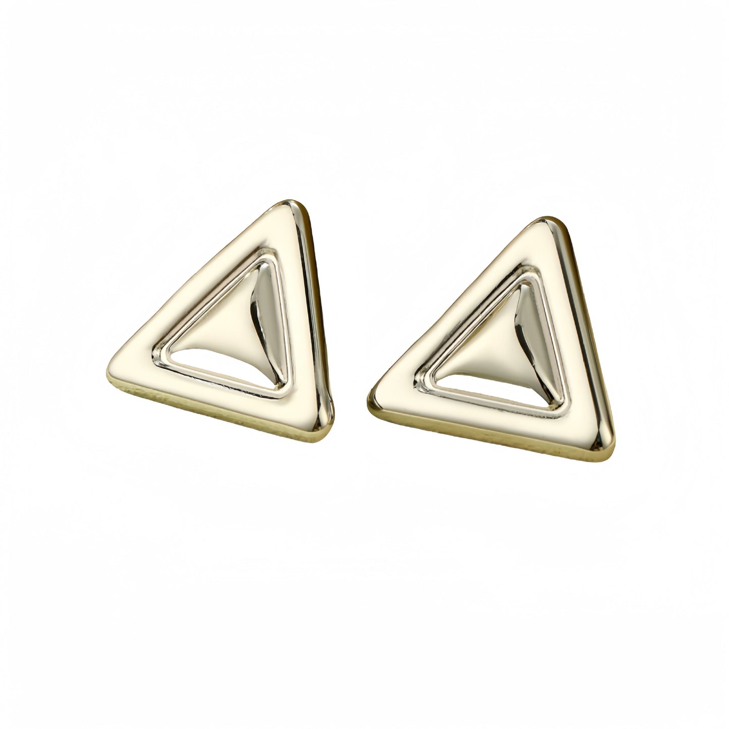 Square Titanium Steel Five-pointed Star High-grade Earrings