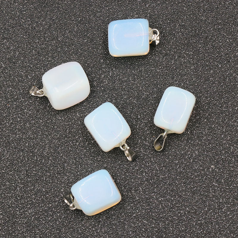 Stone Crystal Agate Small Colorful Jade Irregular Pendants